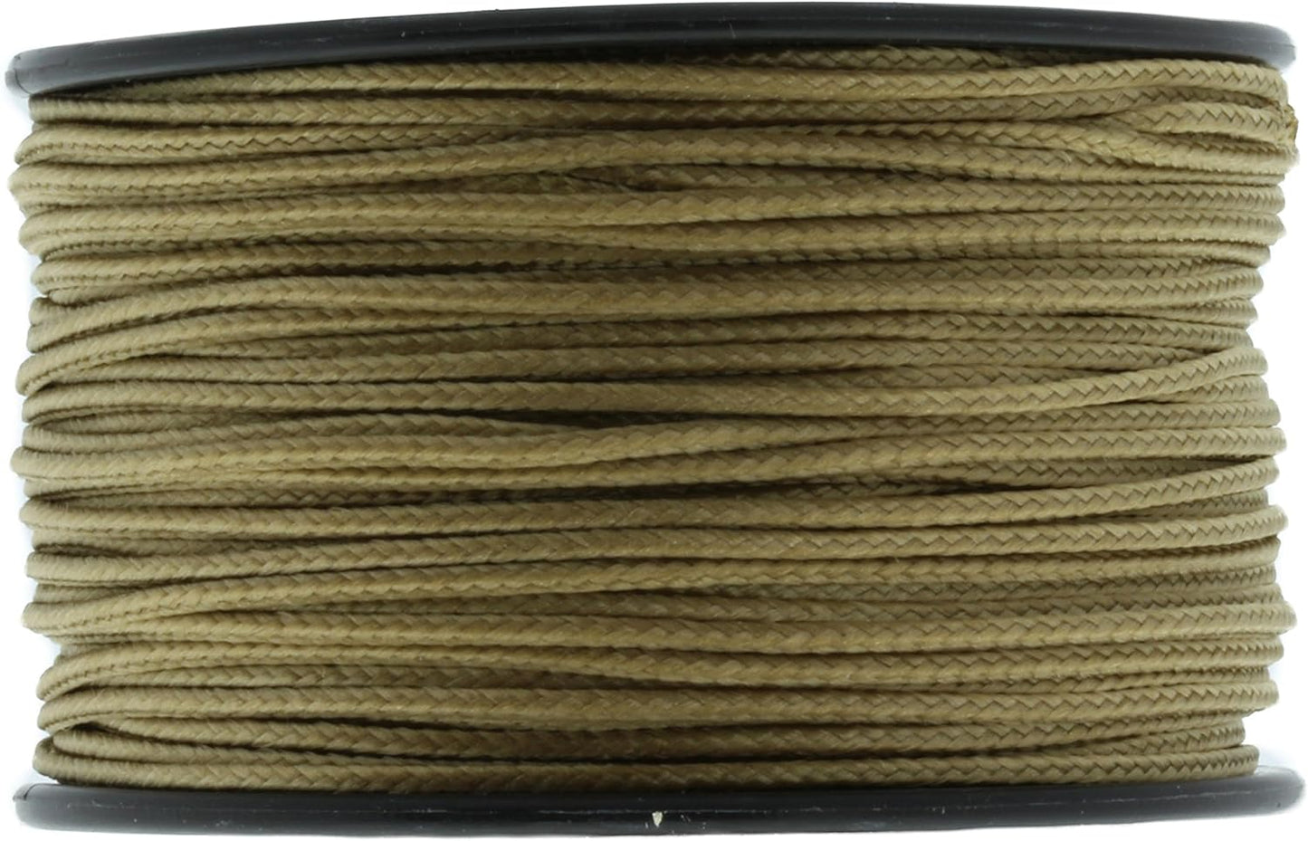 JIG PRO SHOP Black 1.18mm x 125' Micro Cord Paracord - Made in The USA