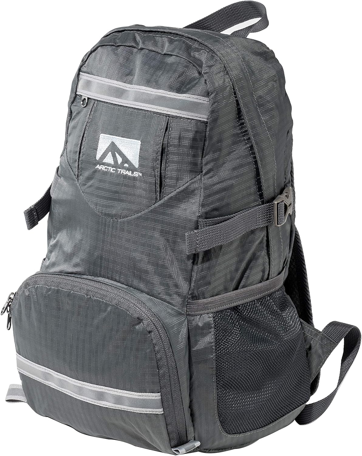 Franklin Sports Arctic Trails Lightweight Packable Durable Travel Hiking Backpack Daypack Outdoor Compact Foldable Design