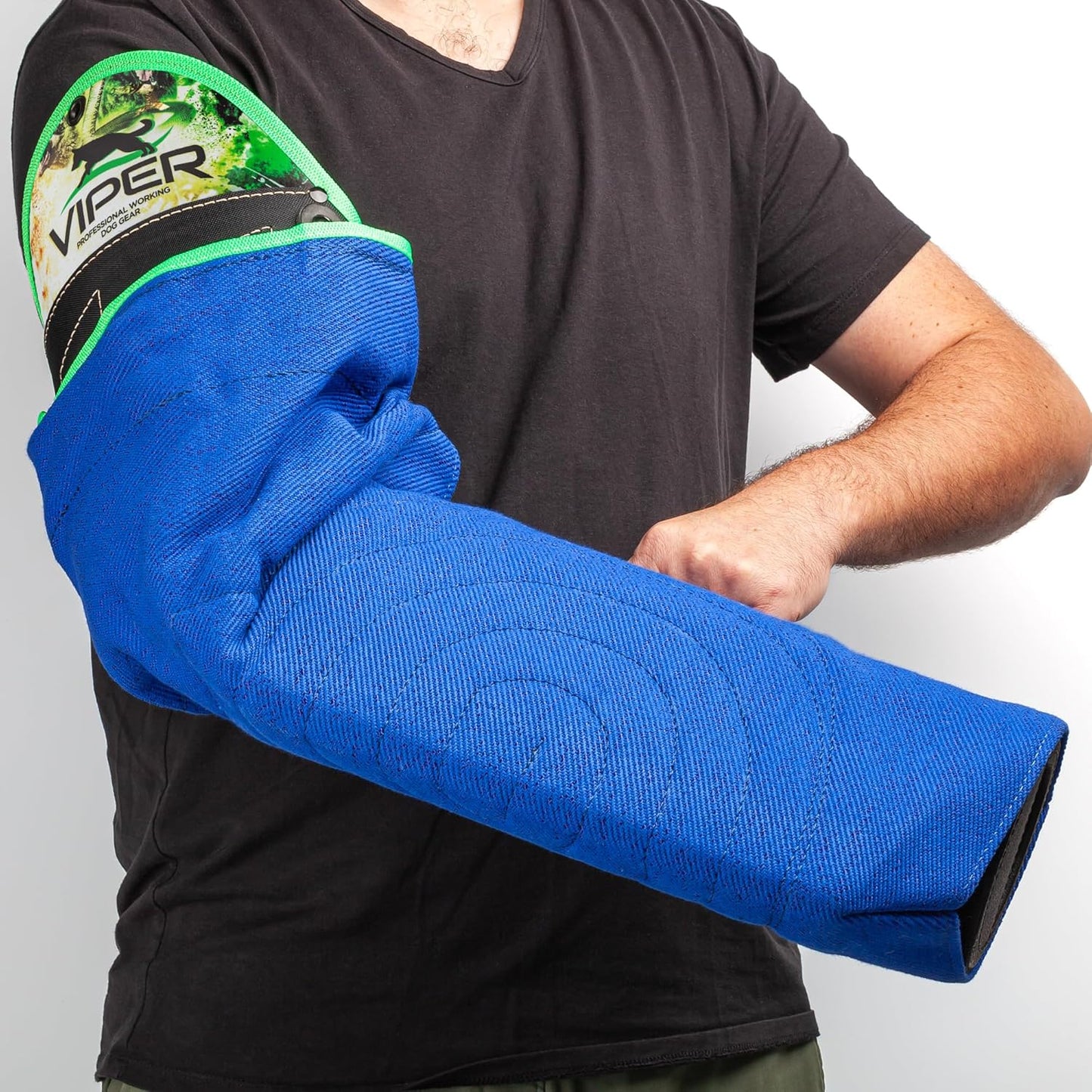 Viper Multi Level Dog Bite Sleeve with 3-Way Adjustable Bite Bar - Left Hand (Sleeve with Synthetic Cover)