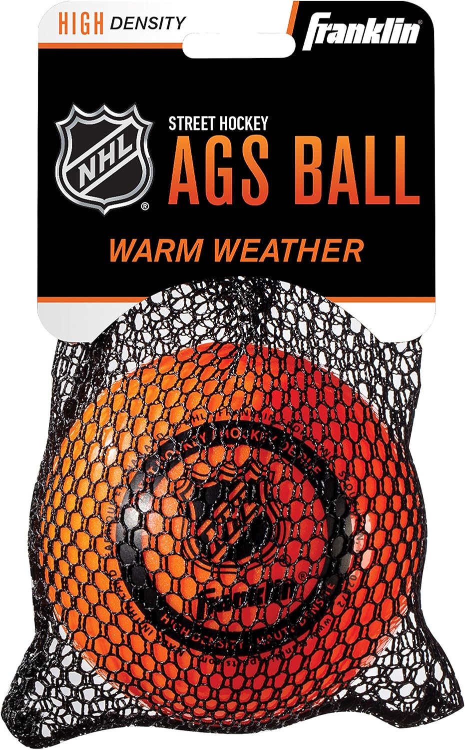 Official Size Franklin Sports NHL Street Hockey Balls | No Bounce | Assorted Colors
