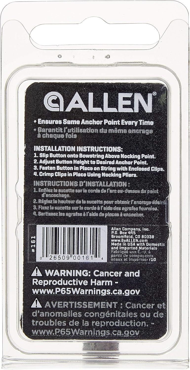 Allen Company Kisser Button, Slotted Design