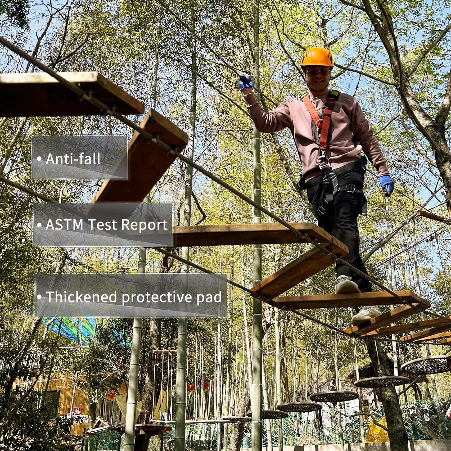 NewDoar Climbing Harness CE Certification Rock Climbing Rappelling Equipment Body Guard Protect Rappelling Rescuing Equip