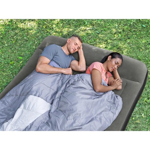 Bestway Tritech Air Mattress Queen 12” with Built-in Battery Pump