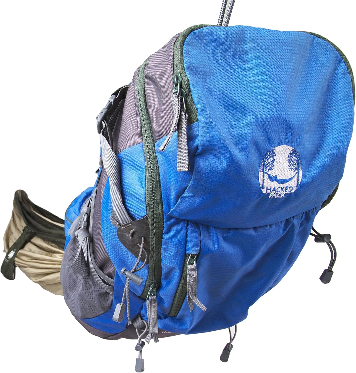 Hammock Backpack, Convenient Double Wide Travel & Camping Built Into a Lightweight, Durable for Easy Carrying, 25 L Gear Bag