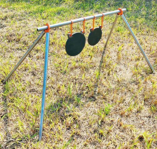 TOAAOT Steel Targets for Shooting, 1/2 Inch Thick Rifle Rated AR500 Metal Gong Silhouette Target for Precision Shooting