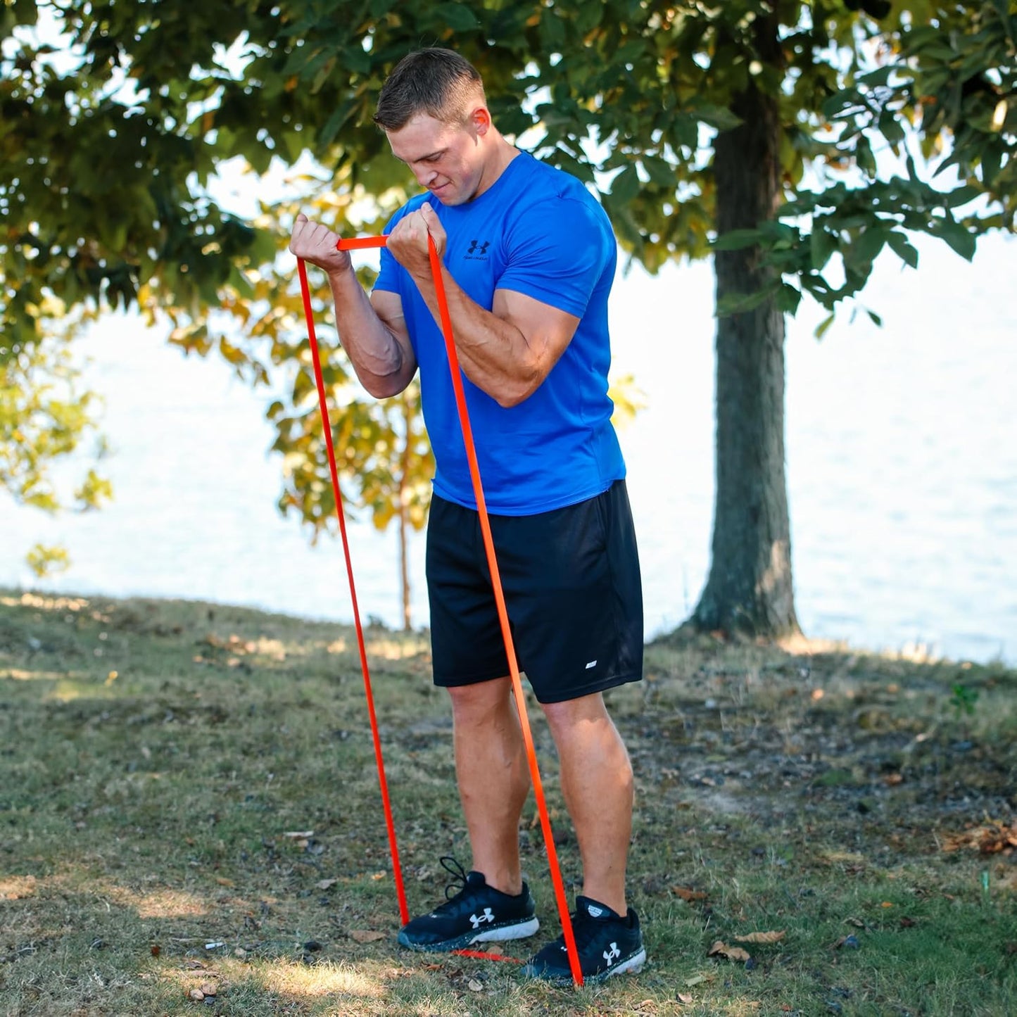 Flat Band Loops Kit - Resistance Bands Set for Strength Training (Levels 1-3)