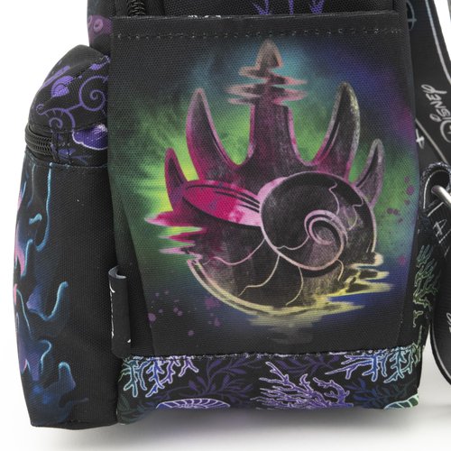 Wondapop - The Little Mermaid - Ursula 13"" Nylon Daypack, Black