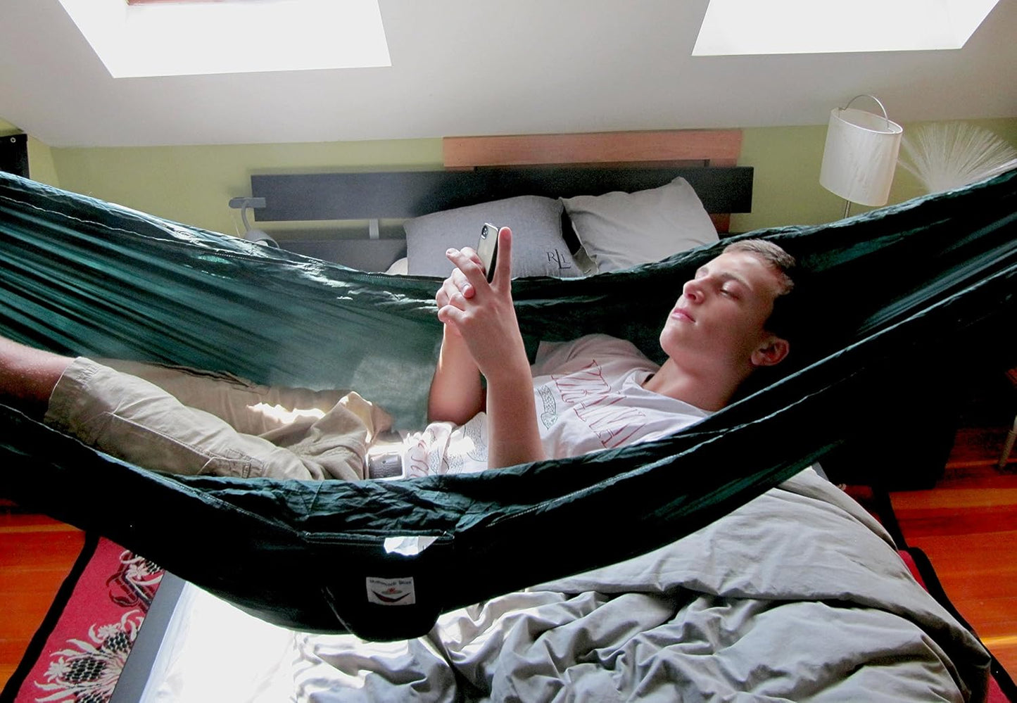 Hammock Bliss Single - Camping Hammock - Camping Essentials, Portable Hammock - The Longest Single Hammock On Earth for Outside, Hiking, and Travel
