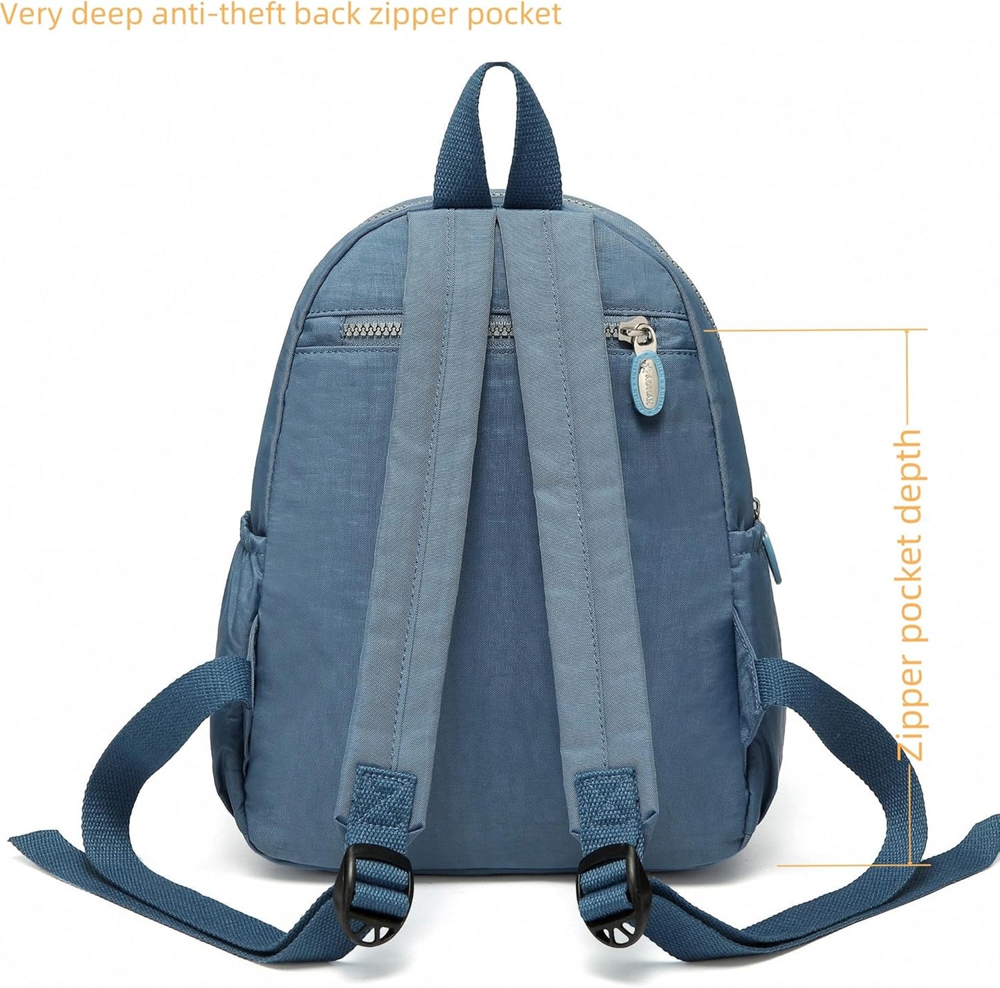 AOTIAN Mini Nylon Women Backpacks Casual Lightweight Small Daypack for Girls