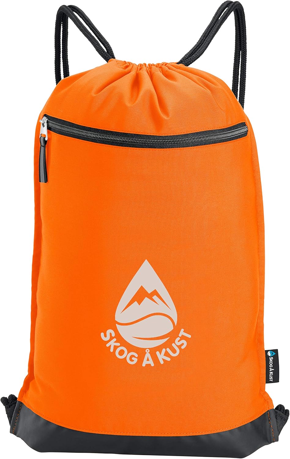 Skog Å Kust GymSak | Patented 2-in-1 Drawstring Cinch Bag with Removable Waterproof Dry Bag | Red