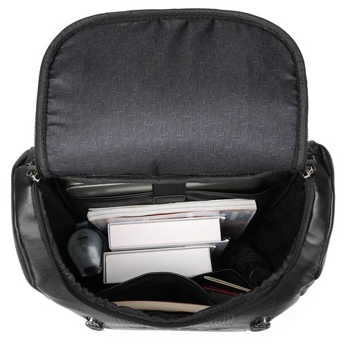 ELLE Roamer 22L Vegan Leather Backpack | Black