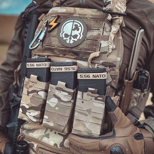 PETAC GEAR Tactical MOLLE Placard,The Slicksters Adapt MOLLE Front Flap Hanging Panel Laser Replacement Component … (MC)