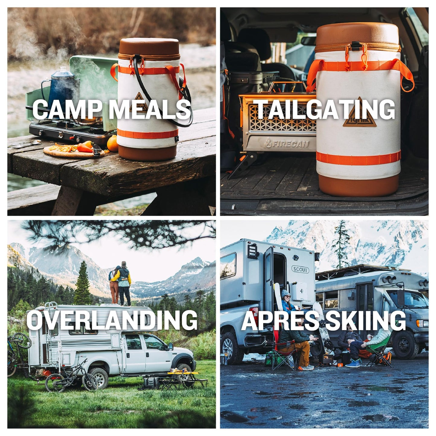 Ignik Refillable Gas Growler X 10-Pound Propane Tank with Carry Case and Adapter Hose, Black Case/Blue Tank