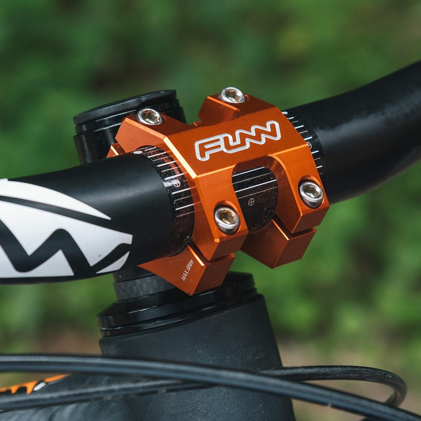 Funn Funnduro MTB Stem with 35mm Bar Clamp - The Ultimate Ultralight and Tough Alloy Bicycle Stem for Mountain Bike and BMX Bike