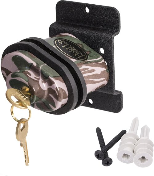 Hold Up Displays USA Made Locking Pistol Rack Handgun Gun Hanger