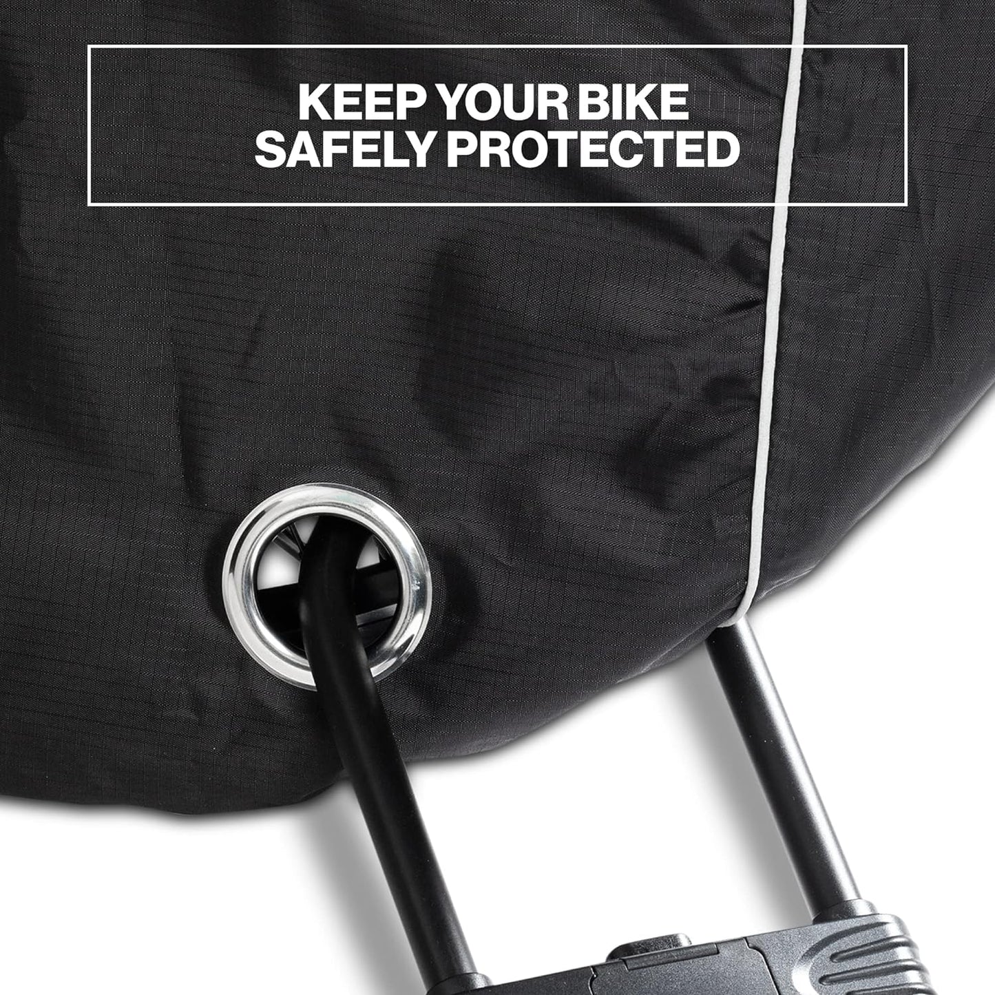 TeamObsidian Bike Cover - Waterproof Outdoor & Indoor Bicycle Storage For 1 to 3 Bikes - Heavy Duty Ripstop 210D Tent Material - Stationary Electric Bike Protection for All Seasons