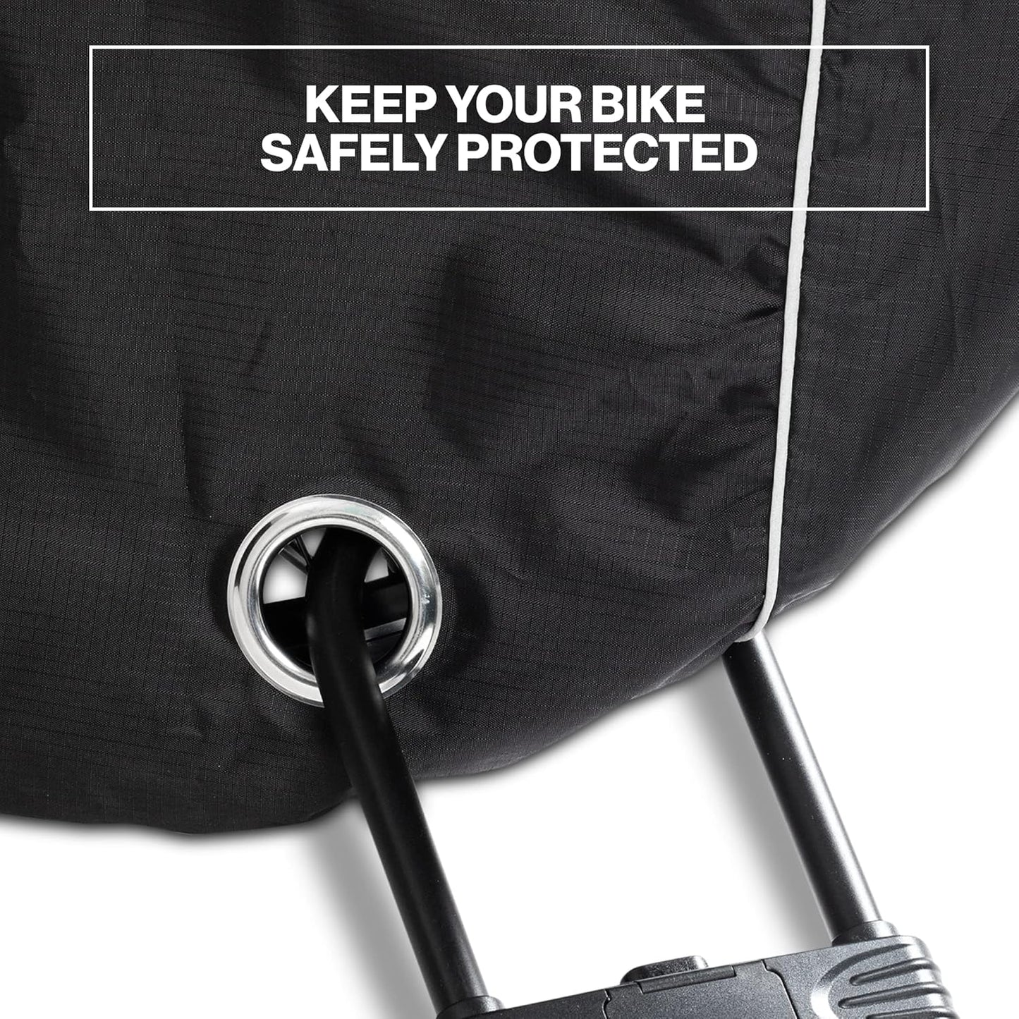 TeamObsidian Bike Cover - Waterproof Outdoor & Indoor Bicycle Storage For 1 to 3 Bikes - Heavy Duty Ripstop 210D Tent Material - Stationary Electric Bike Protection for All Seasons
