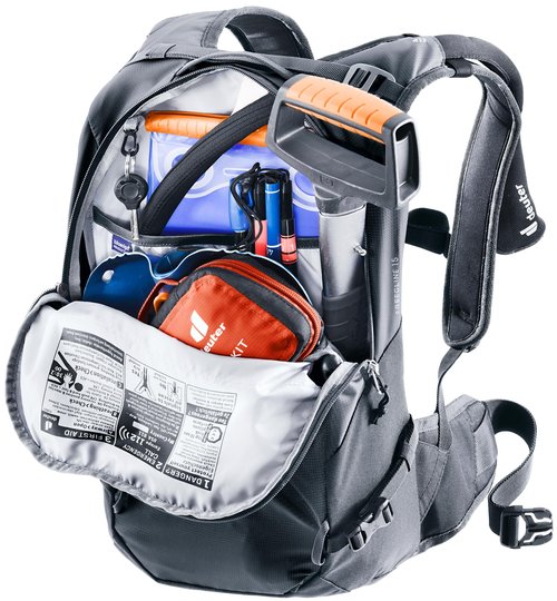 deuter Freecline 15 Ski Backpack, black