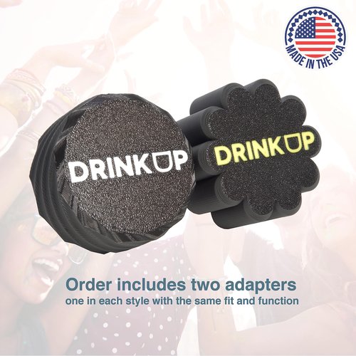DrinkUp 12oz Can Adapter for 16oz YETI Can Coolers - Fits MiiR CamelBak RTIC BrMate Tallboys
