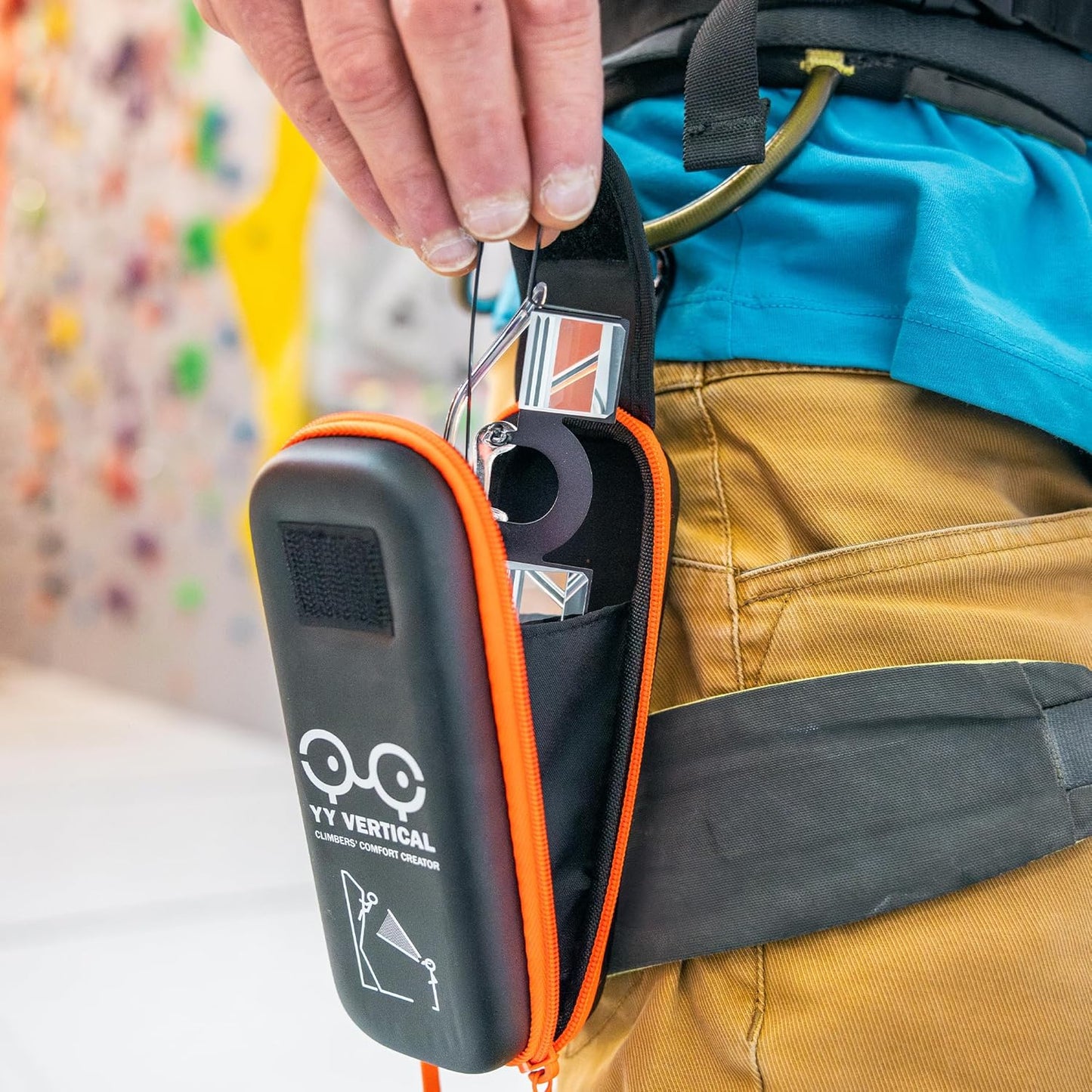 YY Vertical Belay Glasses - Hands-Free Climbing Safety Gear for Rock Climbers