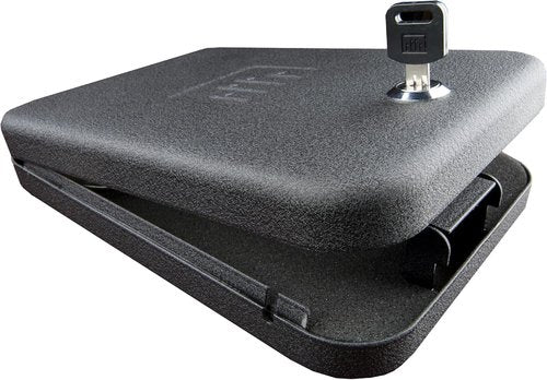 GunVault NanoVault Travel Handgun Safe for Pistols with Key Lock - TSA-Approved