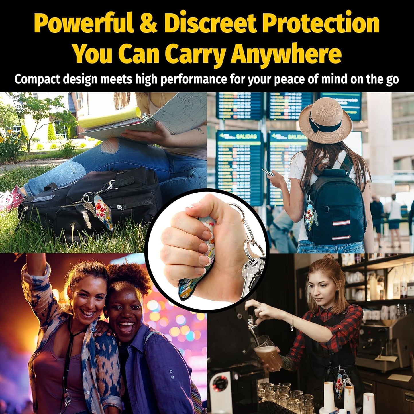 Self Defense Keychain Tool – Stylish & Portable Safety Accessory for Men & Women – TSA Approved