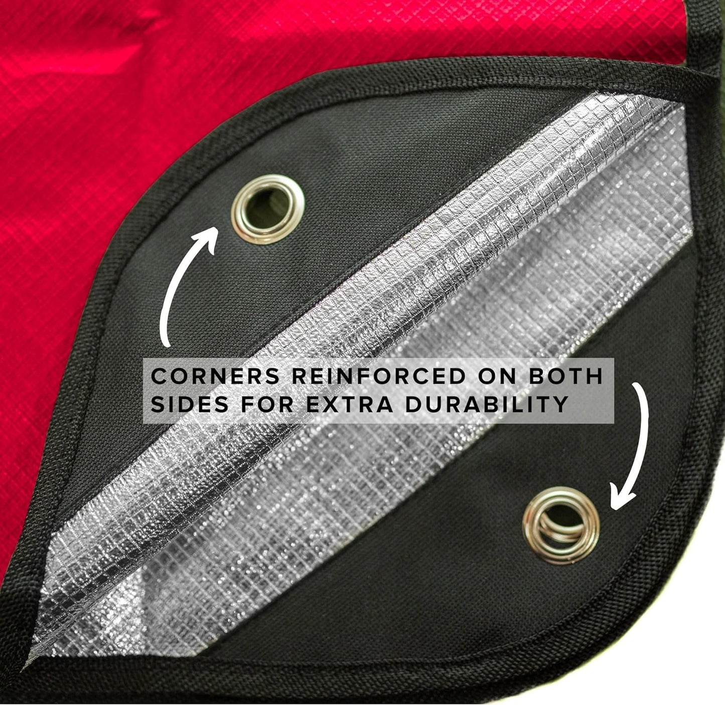 Arcturus Insulated Tarp | Reusable Heavy Duty Thermal Survival Blanket – 60 x 82 inches, Reflects 90% Body Heat, Waterproof, Windproof, 3-Layer Design, Reinforced Grommets, Olive Green