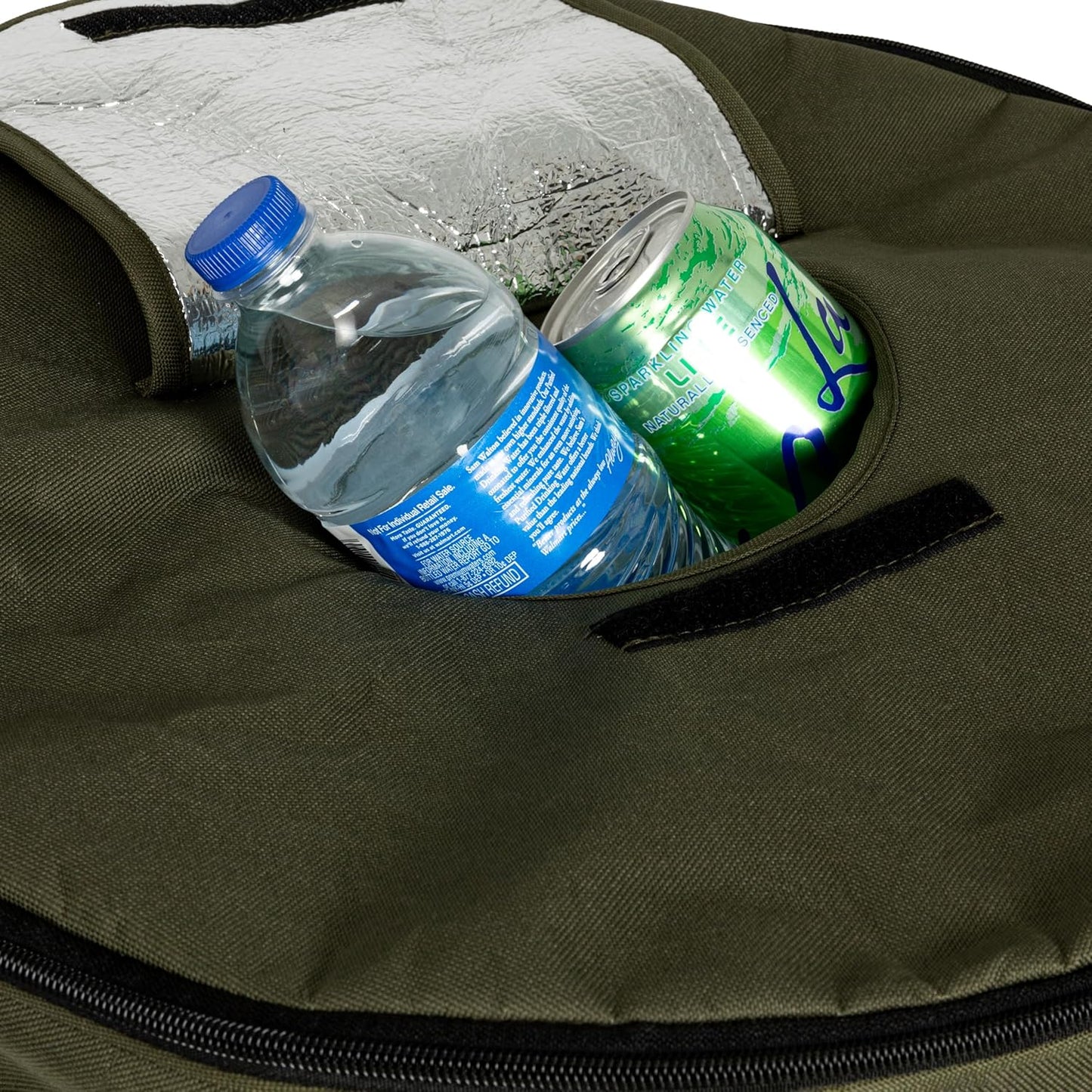 Thermal Standing Cooler with Travel Bag - Heavy-Duty Polyester Household Essential