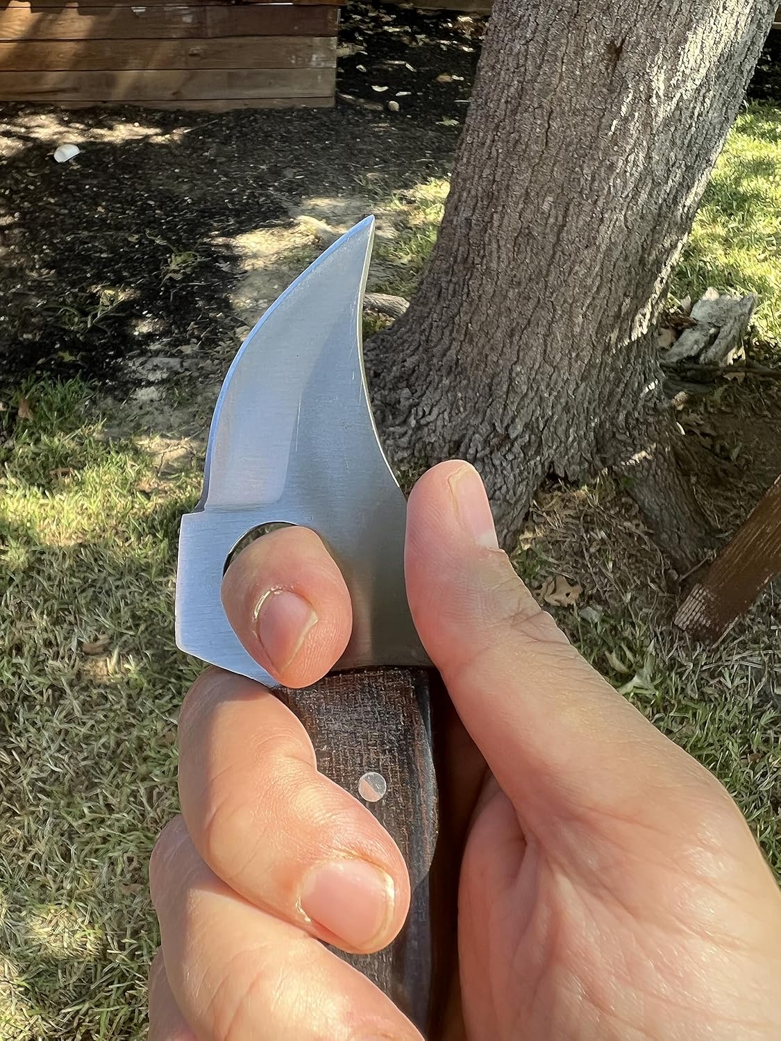 Poshland Custom Handmade Damascus Steel Knife, Bone Collector - Beautiful knife (BC-1093)