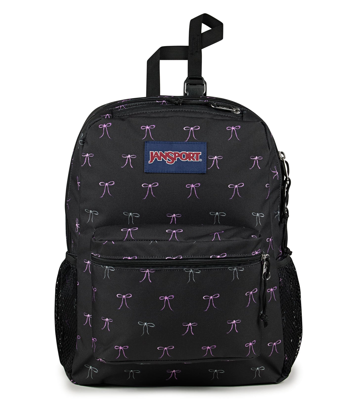 JanSport Central Adaptive Backpack – Wheelchair & Walker Compatible, Tuck-Away Shoulder Straps, Adjustable Backrest Loops & Anchor Straps, Iconic Design, Bad Bows