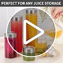4 Oz Glass Jar with Lid - Pack of 4, Food-Grade, Airtight Storage