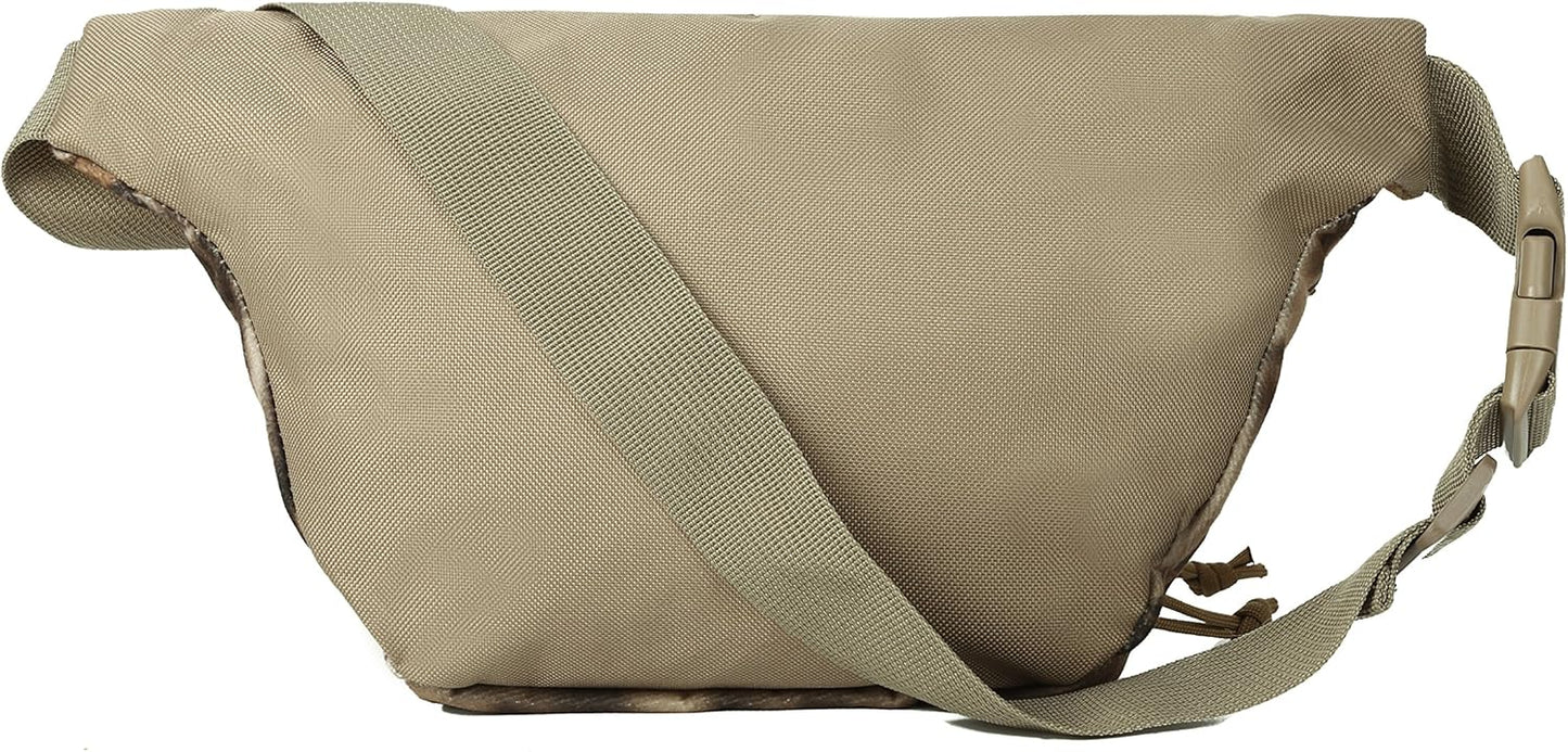 AUSCAMOTEK Hunting Camouflage Fanny Pack for Men - Waterproof Waist Bag for Hunters - Woodland Camo