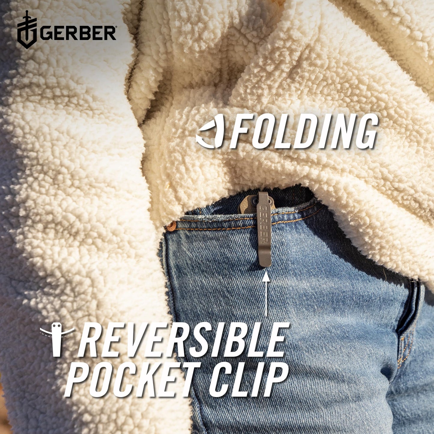 Gerber Gear Scout Pocket Knife - 3.2" Plain Edge Blade Folding Knife - EDC Gear and Equipment - Micarta