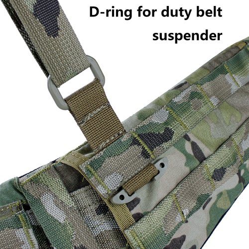 Tactical Clip Molle D Ring Hook, Plastic Key Holder Molle T Mount Bar, Glove Clip Duty Belt Accessories