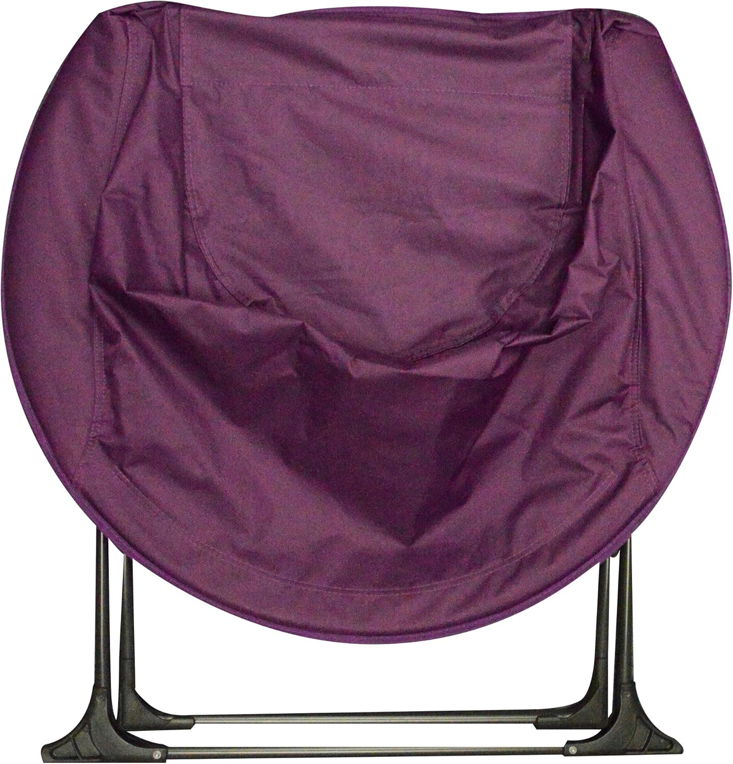 Impact Canopy Luna Lightweight Portable Folding Dorm Chair, Gray