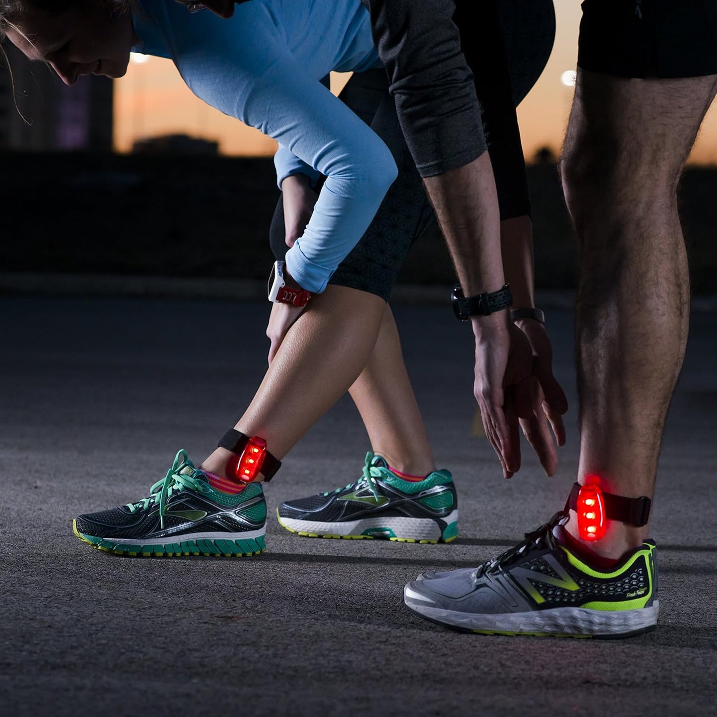 EverLightFX USB Rechargeable LED Safety Light (2 Pack) by Apace - Super Bright Bike Tail Light Works Brilliantly as Running Light for Joggers, Pets, Bicycle Strobe or Rear Clip On Lights