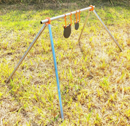 TOAAOT Steel Targets for Shooting, 1/2 Inch Thick Rifle Rated AR500 Metal Gong Silhouette Target for Precision Shooting