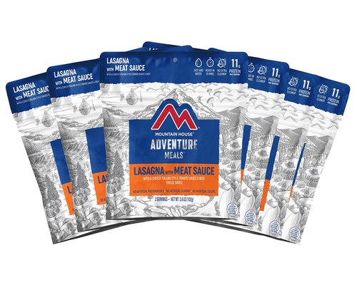 Mountain House Yellow Curry with Chicken & Rice | Freeze Dried Backpacking & Camping Food |6-Pack + Mountain House Lasagna with Meat Sauce | Freeze Dried Backpacking & Camping Food |6-Pack