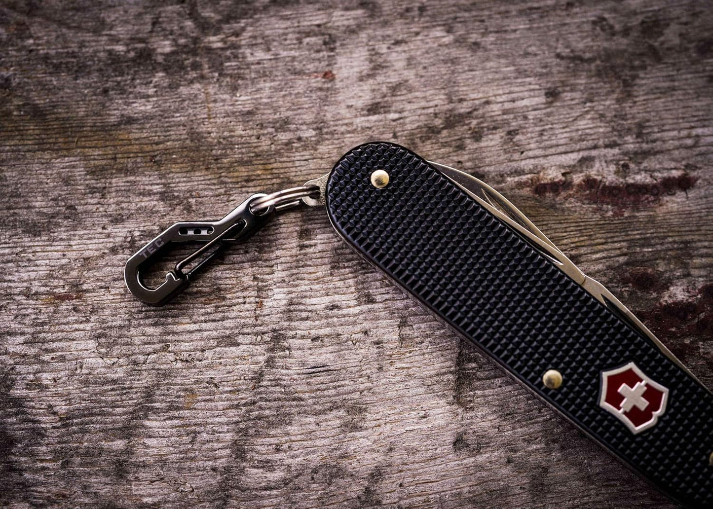 Python Clip - Stainless Steel - Gate Clip - Everyday Carry - Keychain Accessory