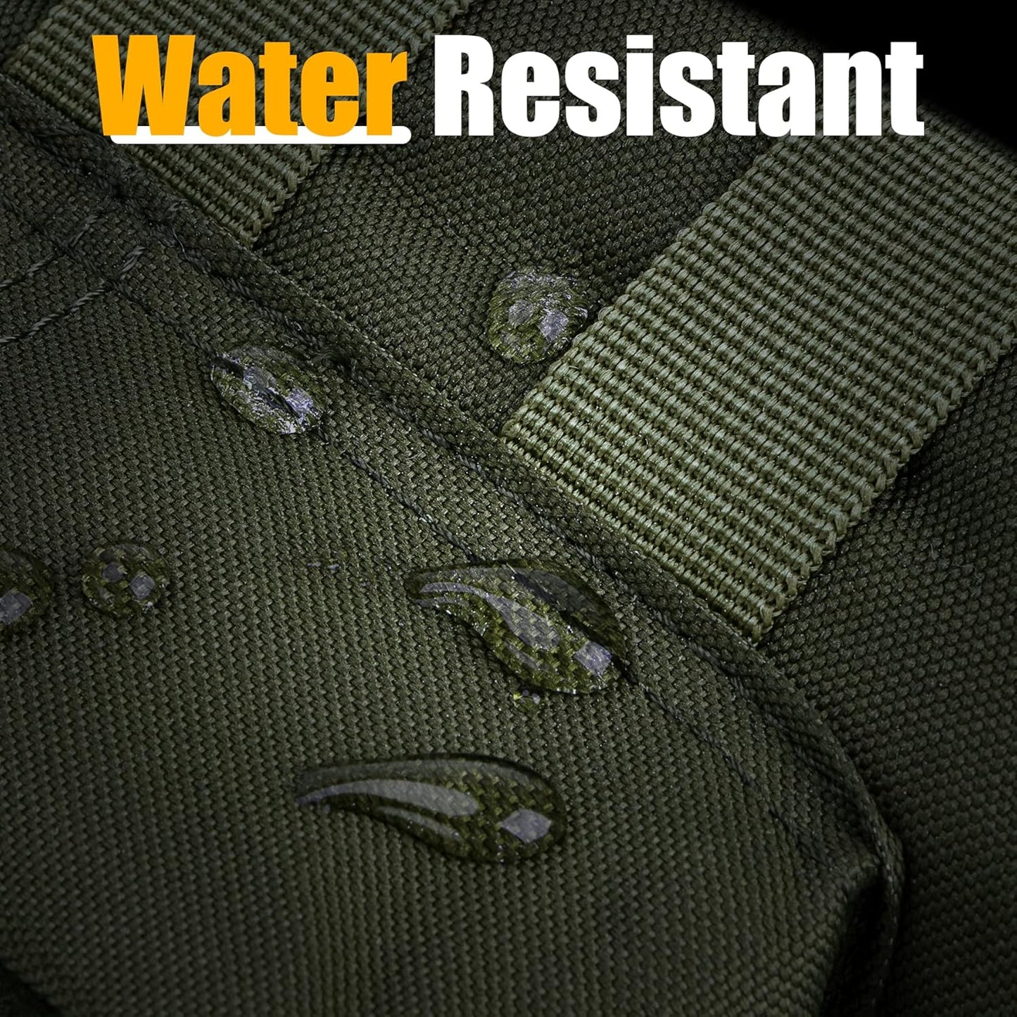 IronSeals Tactical Molle Water Bottle Holder Pouch Hydration Carrier Bag with Detachable Shoulder Strap