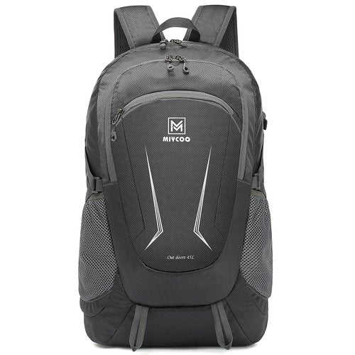 Lightweight Backpack for Men Women Foldable Packable Hiking Travel Backpack Outdoor Camping Waterproof Daypack 45L Grey