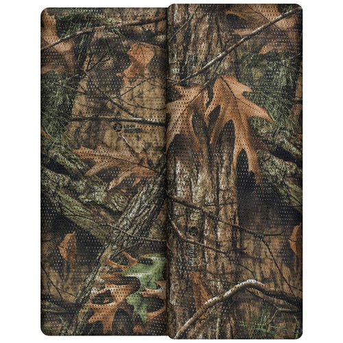 Waxaya Camo Burlap Cradle Mesh Camouflage Netting Cover for Hunting Blinds Sunshade Decoration (Maple Leaf Super 2, 118" x 19.6' = 3 m x 6m)