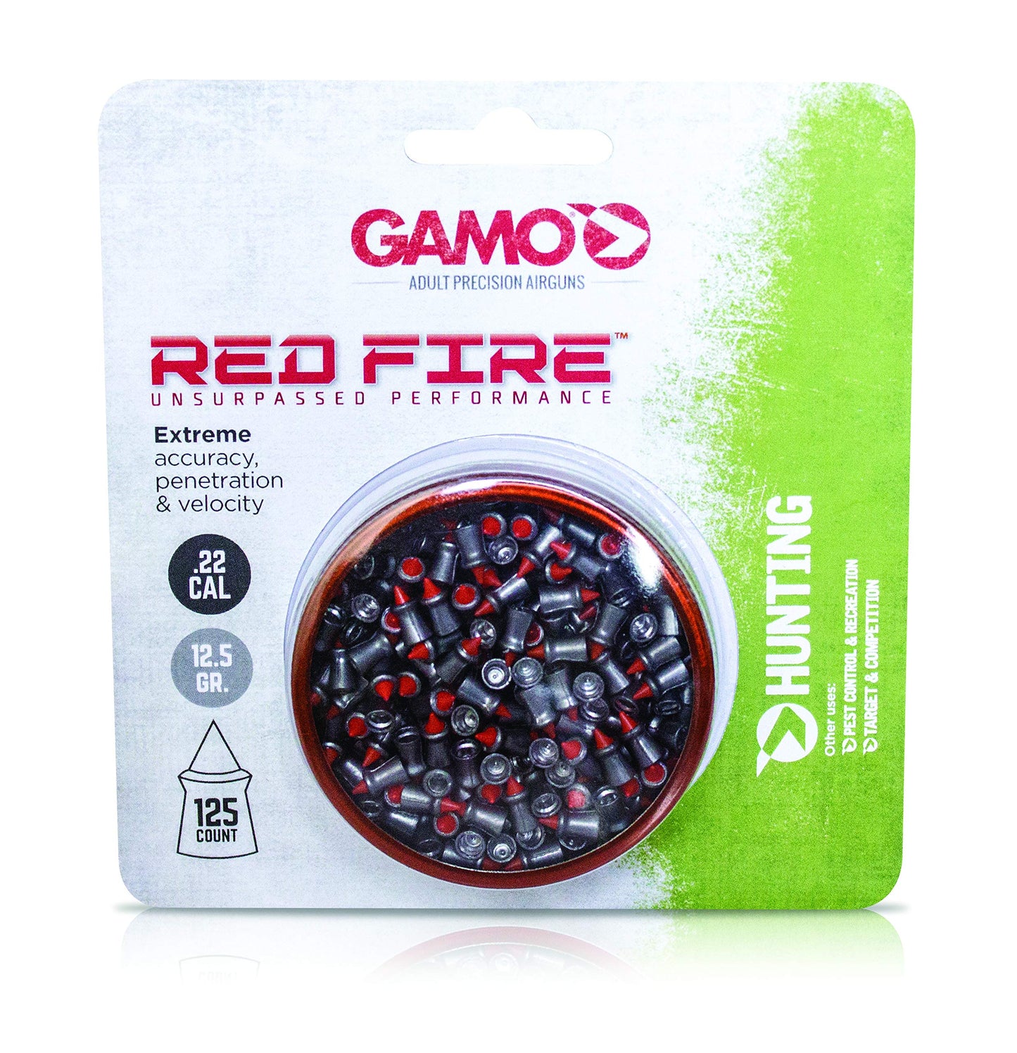 Gamo Swarm Magnum 10X GEN3i .22 Caliber Break Barrel Air Rifle + Gamo RED FIRE .22 Caliber Pellets (125 Count)