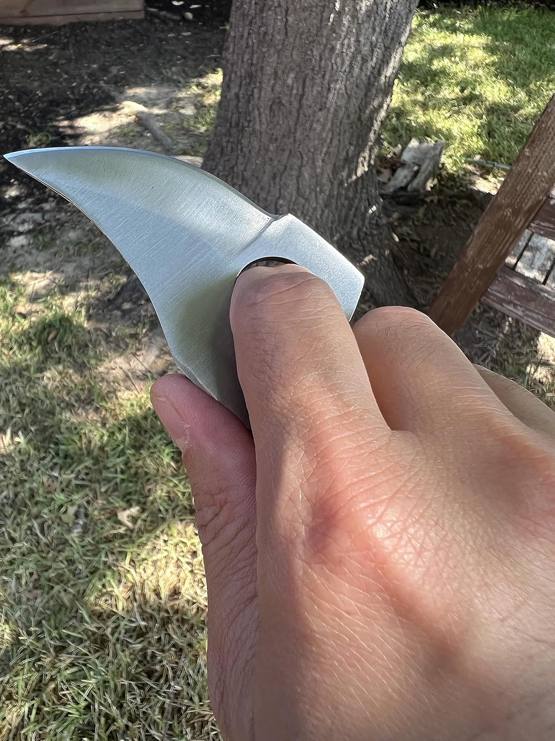 Poshland Custom Handmade Damascus Steel Knife, Bone Collector - Beautiful knife (BC-1093)