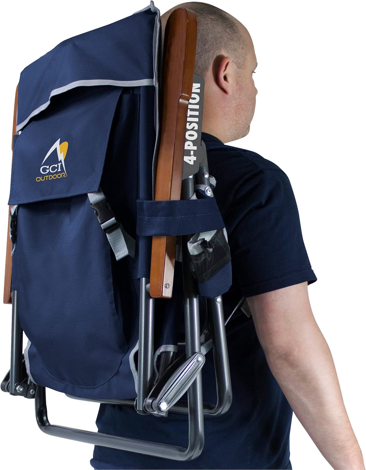 GCI Outdoor Wilderness Reclining Portable Backpack Chair