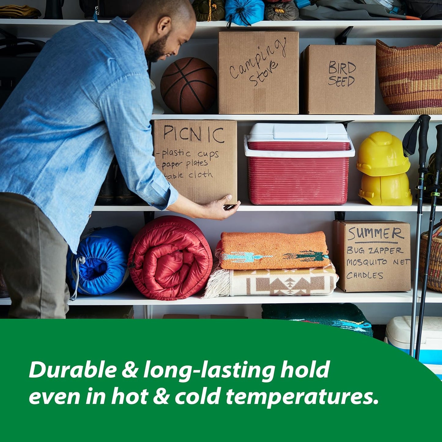 Duck HD Clear Packing Tape with Dispensers - 6 Rolls of Strong Heavy Duty Packing Tape for Shipping and Moving, Boxes and Packaging - 1.88 In. x 22.2 Yards - 1.5" Core - Clear (287732)