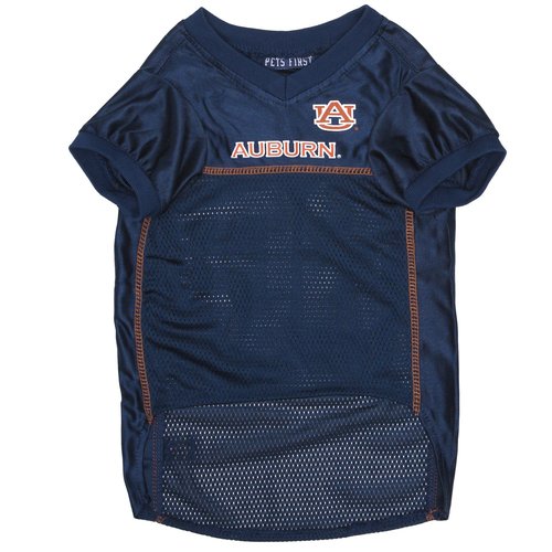 Pets First NCAA College Auburn Tigers Mesh Jersey for Dogs & Cats, Medium. Licensed Big Dog Jersey with Your Favorite Football/Basketball College Team (Pack of 2)
