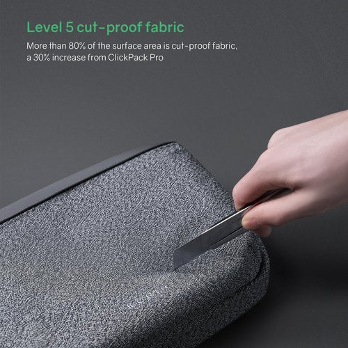 KORIN Anti-Cut Sling Bag for Men and Women Waterproof Chest Bag Daypack Crossbody Backpack fit 9.7 Ipad for Travel Sport Running Hiking
