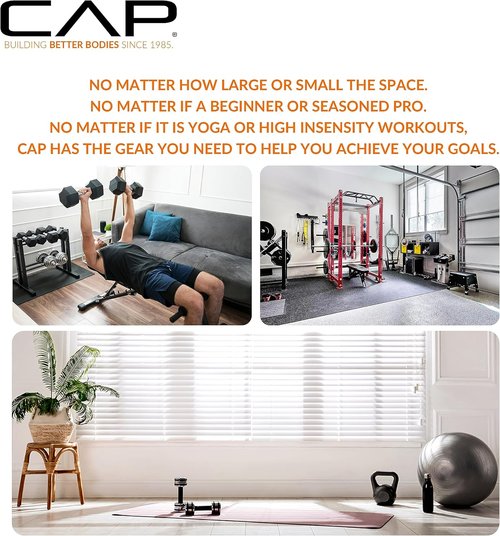 Heavy-Duty A-Frame Dumbbell Rack for Home Gym - CAP Barbell Storage Solution