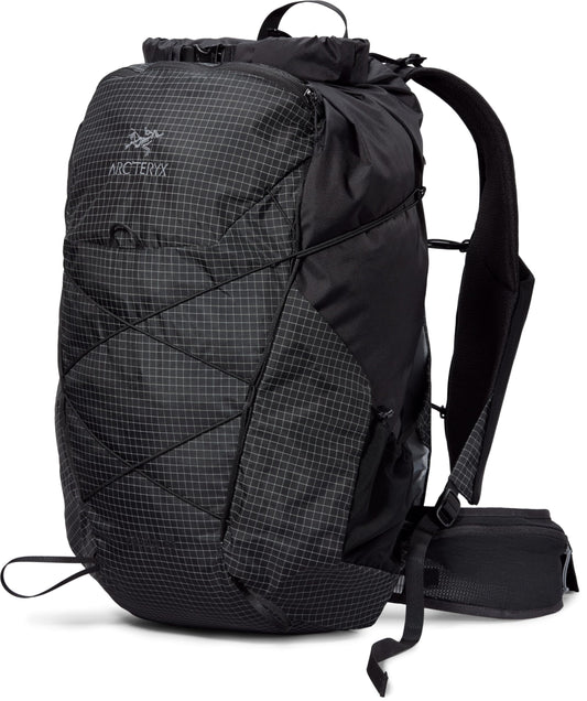 Arc'teryx Aerios 35 Backpack | Precision-Fit Ultralight 35L Hiking Pack | Black, Regular